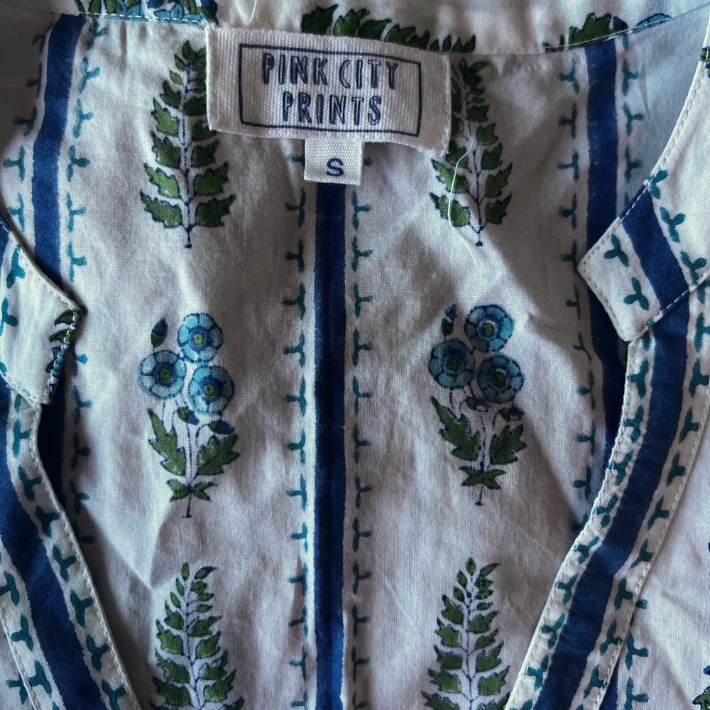 Pink City Prints Floral Dress